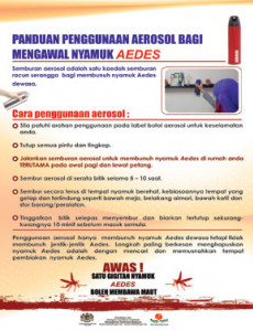 Denggi:Penggunaan Aerosol