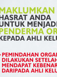 Pendermaan Organ - Kerjasama dengan POS Malaysia