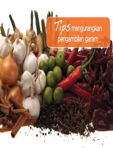 Tips Mengurangkan Pengambilan Garam - Flipchart