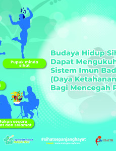 ANMS - Budaya Hidup Sihat Dapat Mengukuhkan Sistem Imun Badan (8'(H)x10'(W))