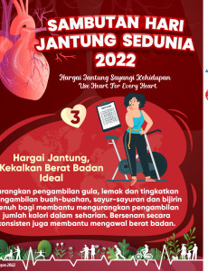 Hargai Jantung, Kekalkan Berat Badan Ideal