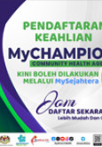 Pendaftaran MyCHAMPION kini boleh dilakukan di MySejahtera