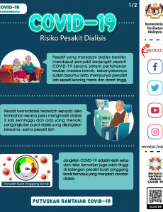 COVID-19 : Risiko Pesakit Dialisis (1)